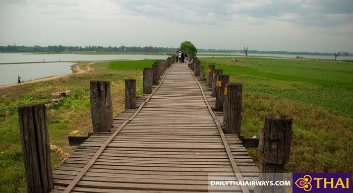Vẻ đẹp của cây cầu gỗ dài nhất thế giới ở Mandalay.