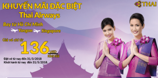 Chương trình khuyến mại của Thai Airways