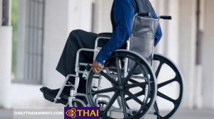 Hành khách khuyết tật trên chuyến bay Thai Airways